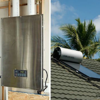 Tankless Water Heater versus Solar Water Heater
