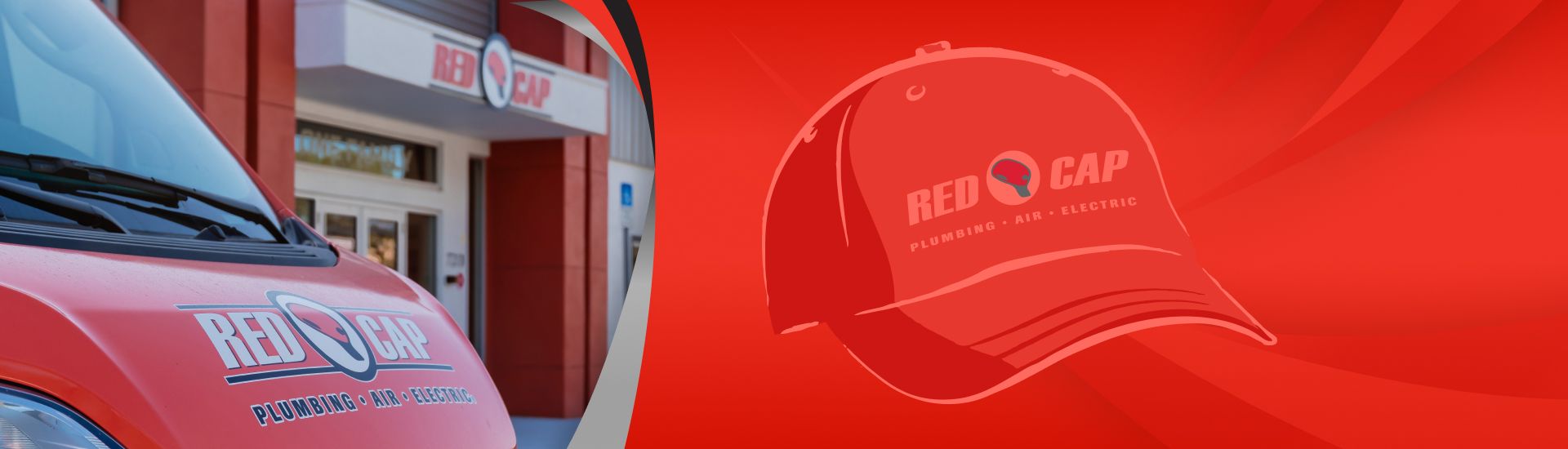 Red Cap commercial plumbing trucks