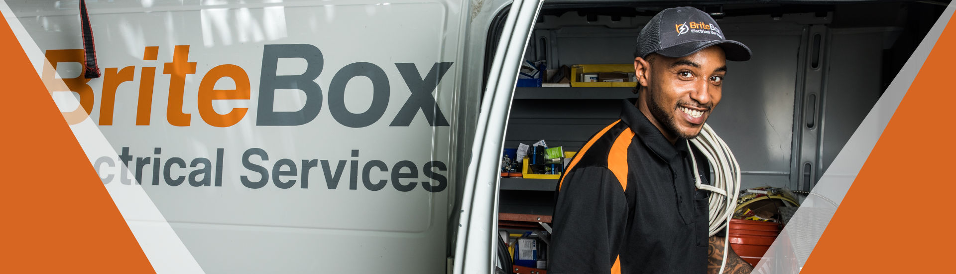 BriteBox electrician smiling