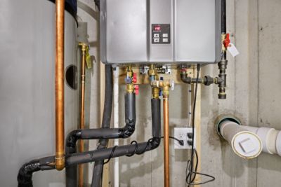 Tankless hot water heater 