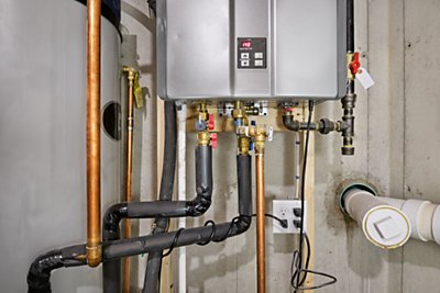 Tankless hot water heater 