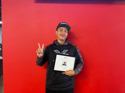 Daniel Grajeda awarded Employee of the Month