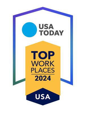 Top workplace award USA Today