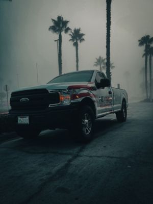 NexGen truck in bad weather