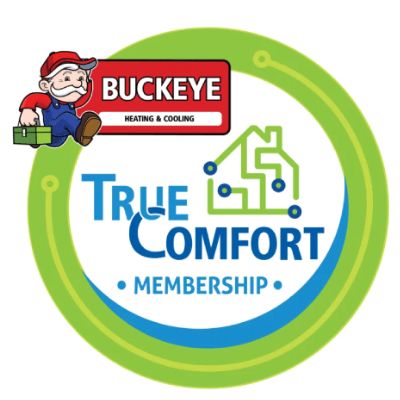 Full color True Comfort Membership coin logo