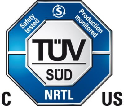 TÜV SÜD NRTL Safety Tested