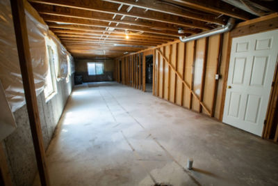 Basement under construction