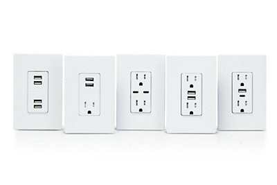 Vartation of usb outlets for home install 