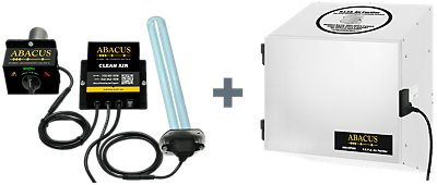 Germicidal UV Lamp and HEPA Filter Combination