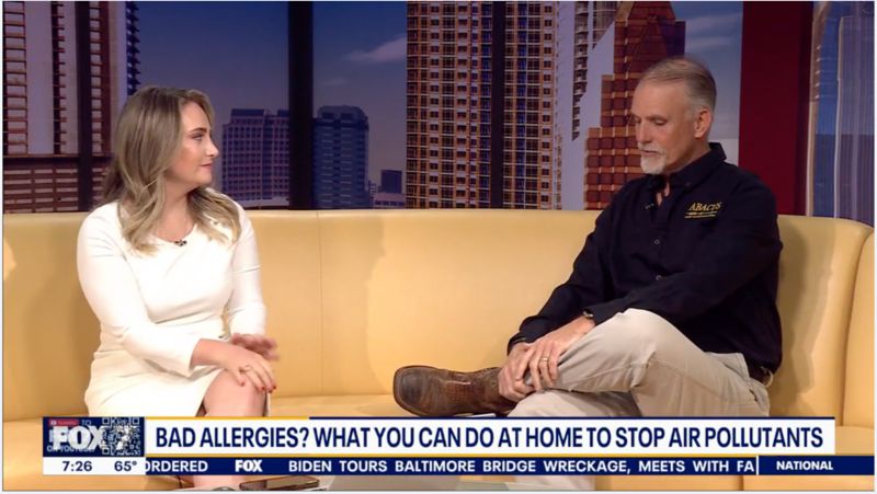 FOX7: Bad Allergies? What you can do at home to stop air pollutants