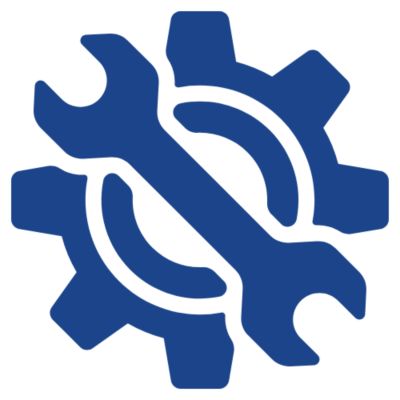 Wrench and gear icon