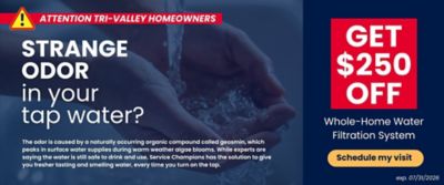Tap water smelling strange? - 1