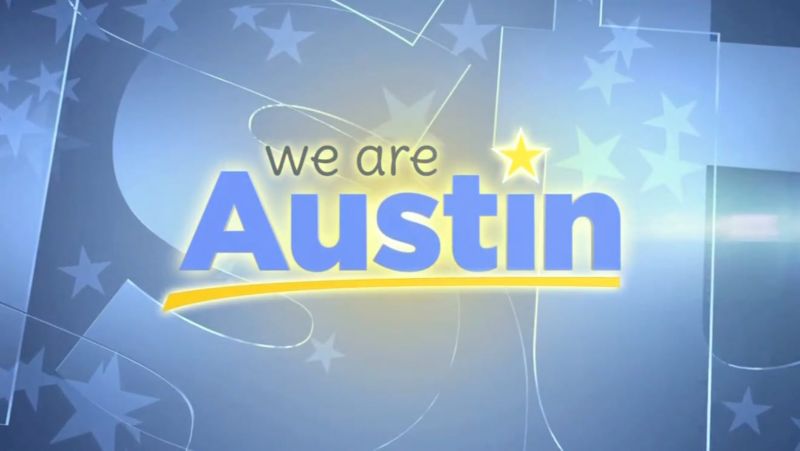 An image of the "We are Austin" graphic