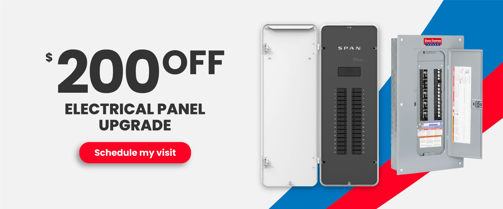 $200 OFF Electrical Panel Upgrade