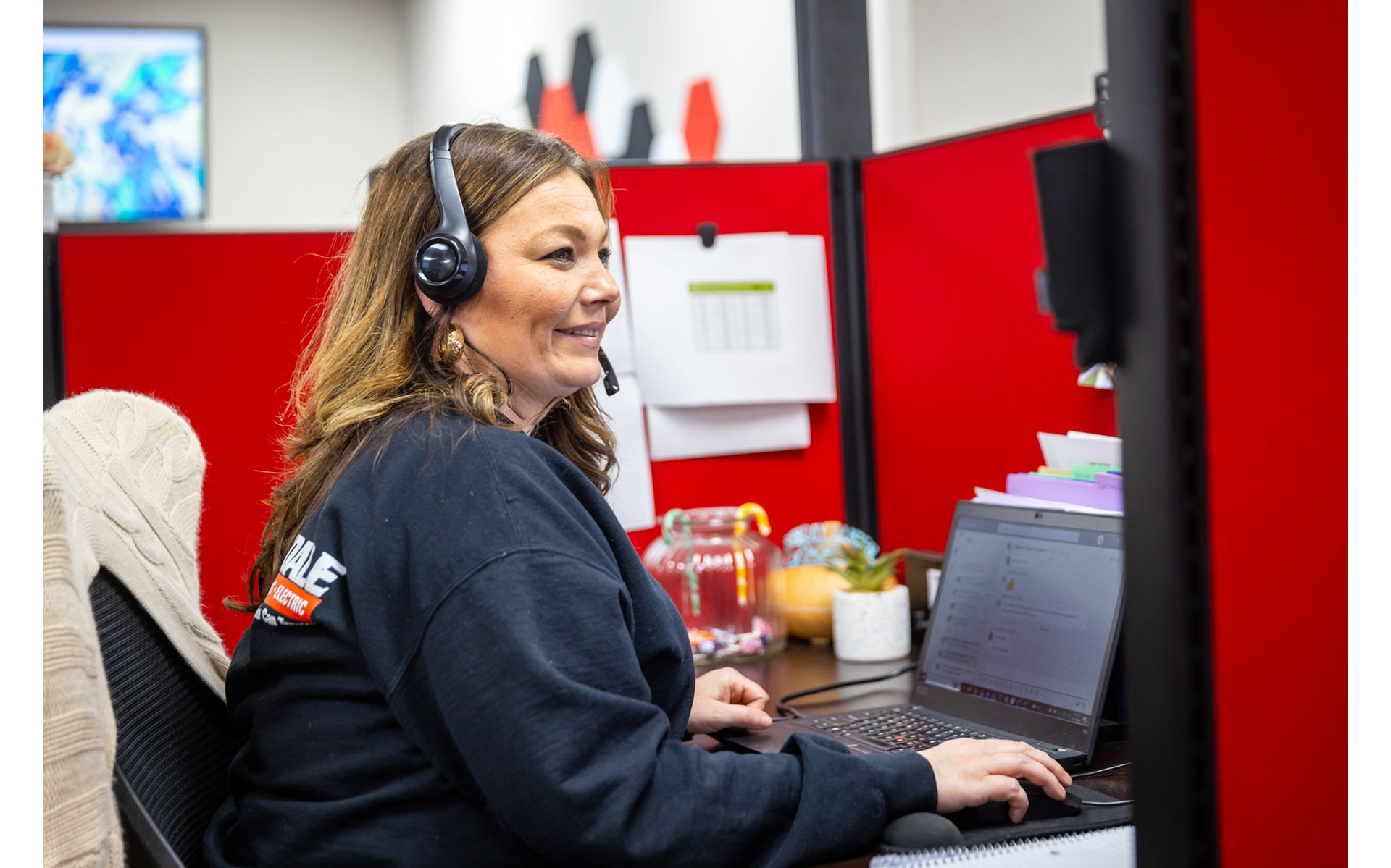 Smiling Customer Service Representative at Ragsdale