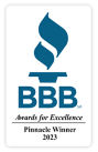 Better Business Bureau Awards for Excellance Pinnacle Winner 2023