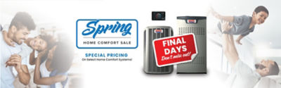 Spring Home Comfort Sale