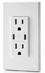 Leviton In-Wall USB Charger