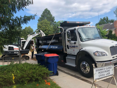 Sewer Replacement Excavation